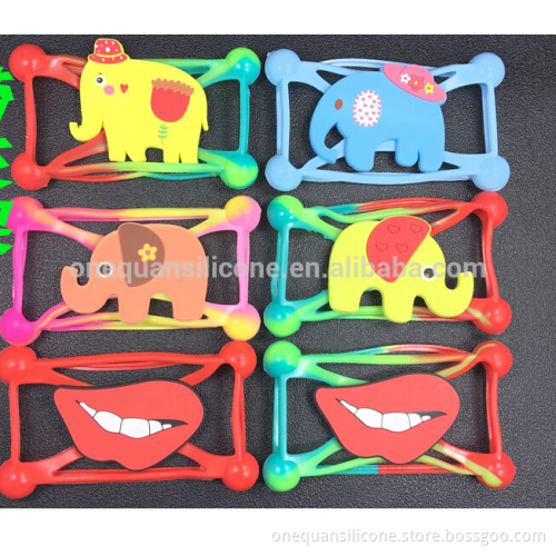 stylish Novelty Universal silicone protective phone bumper with stand for different phones
